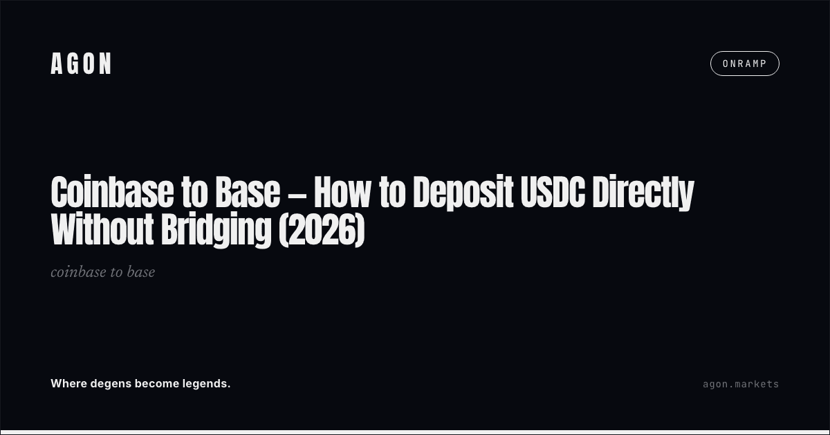 Coinbase to Base — How to Deposit USDC Directly Without Bridging (2026)