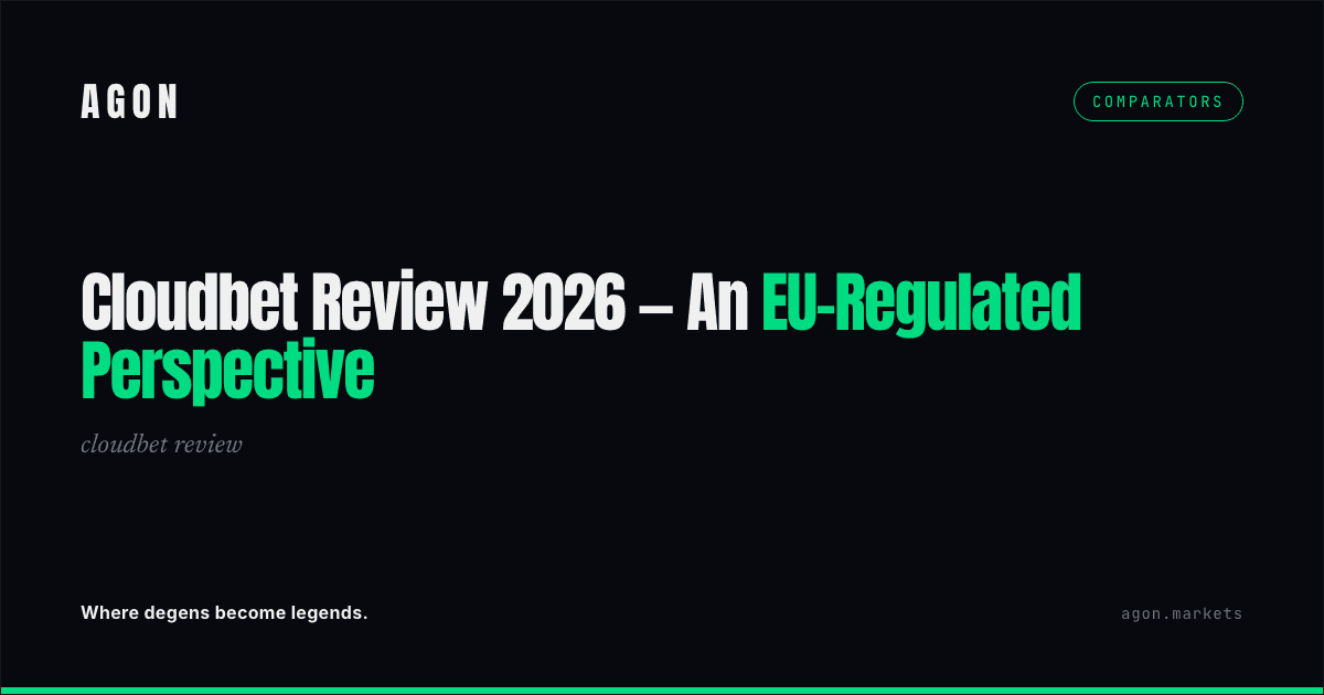 Cloudbet Review 2026 — An EU-Regulated Perspective