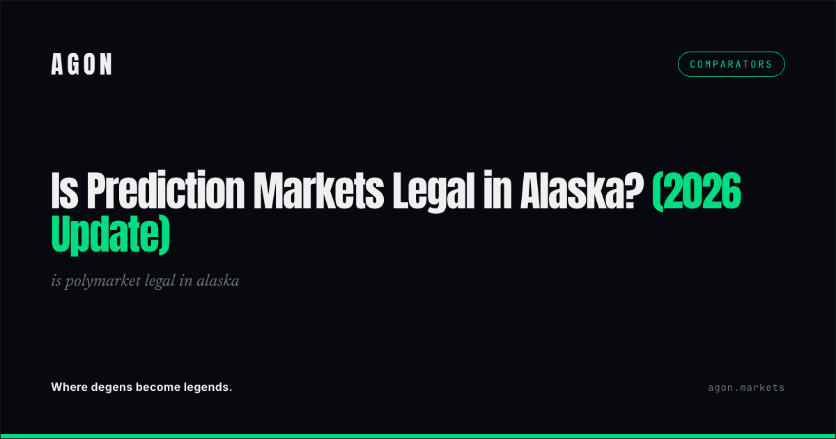 Is Prediction Markets Legal in Alaska? (2026 Update)