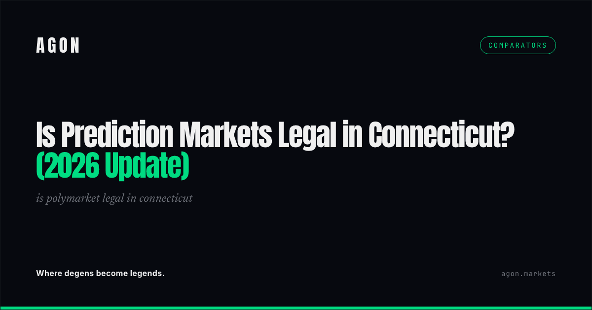 Is Prediction Markets Legal in Connecticut? (2026 Update)