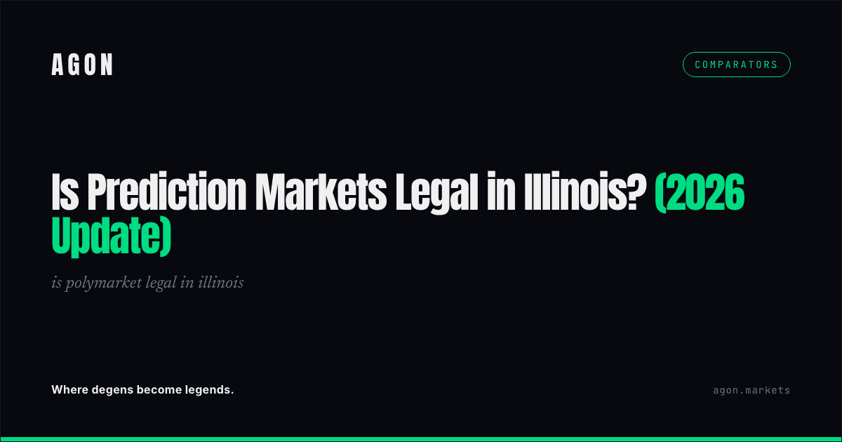 Is Prediction Markets Legal in Illinois? (2026 Update)
