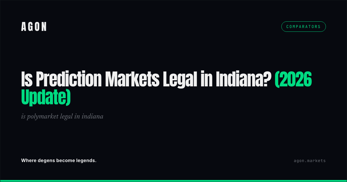 Is Prediction Markets Legal in Indiana? (2026 Update)