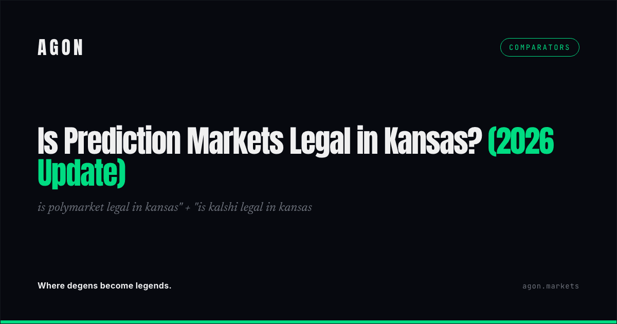 Is Prediction Markets Legal in Kansas? (2026 Update)