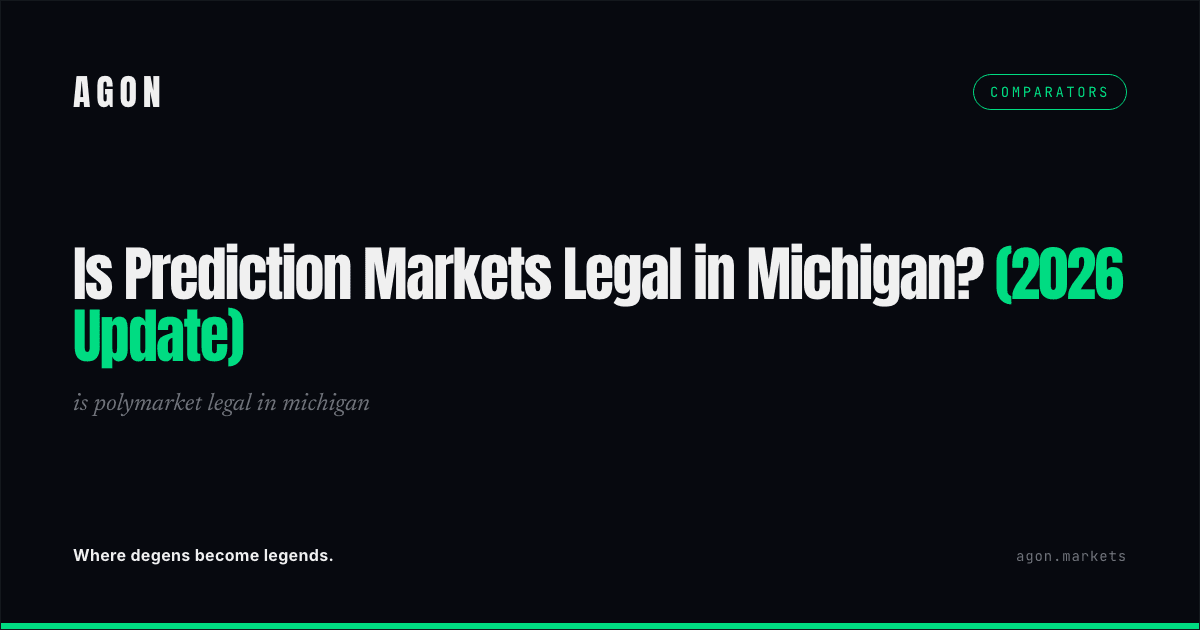 Is Prediction Markets Legal in Michigan? (2026 Update)