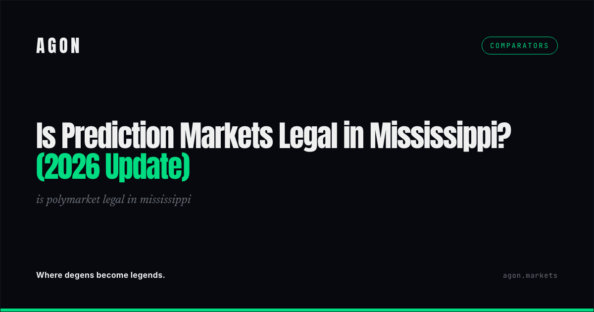 Is Prediction Markets Legal in Mississippi? (2026 Update)
