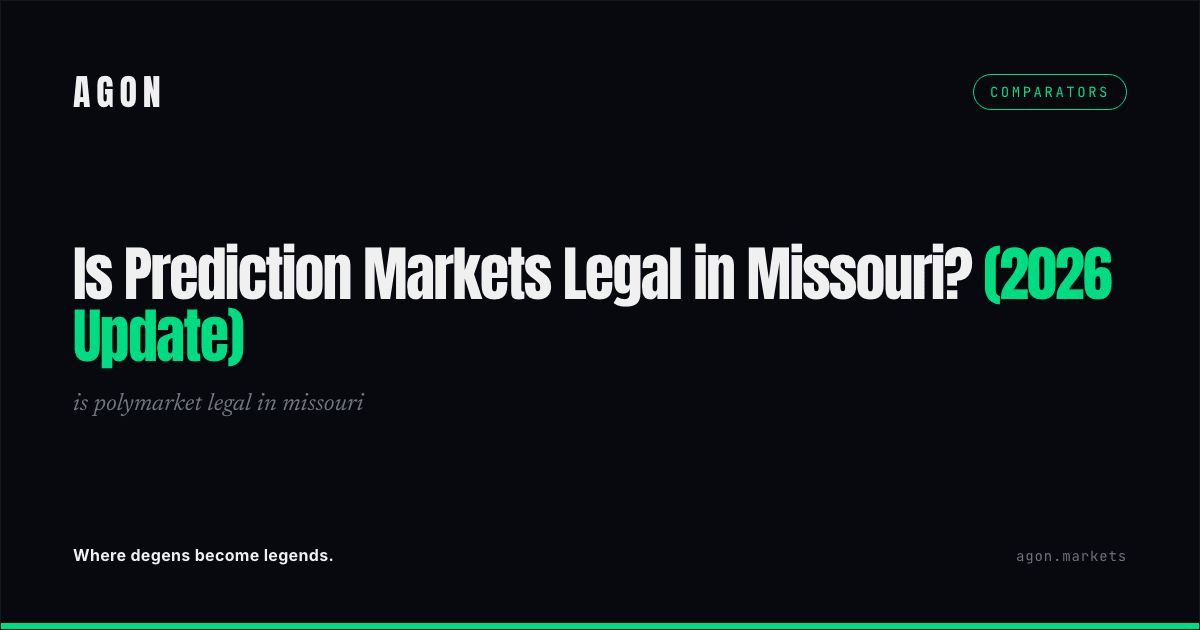 Is Prediction Markets Legal in Missouri? (2026 Update)