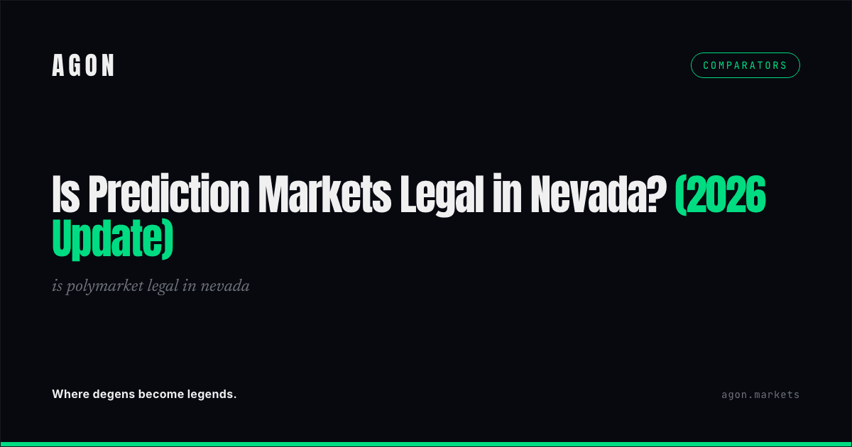 Is Prediction Markets Legal in Nevada? (2026 Update)