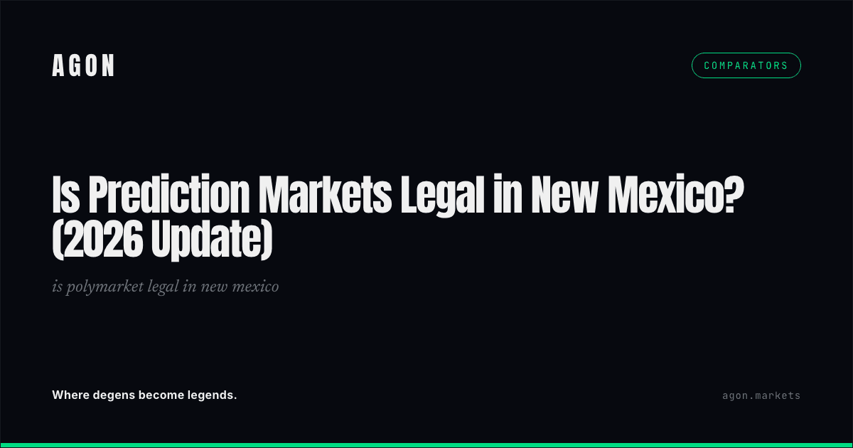 Is Prediction Markets Legal in New Mexico? (2026 Update)