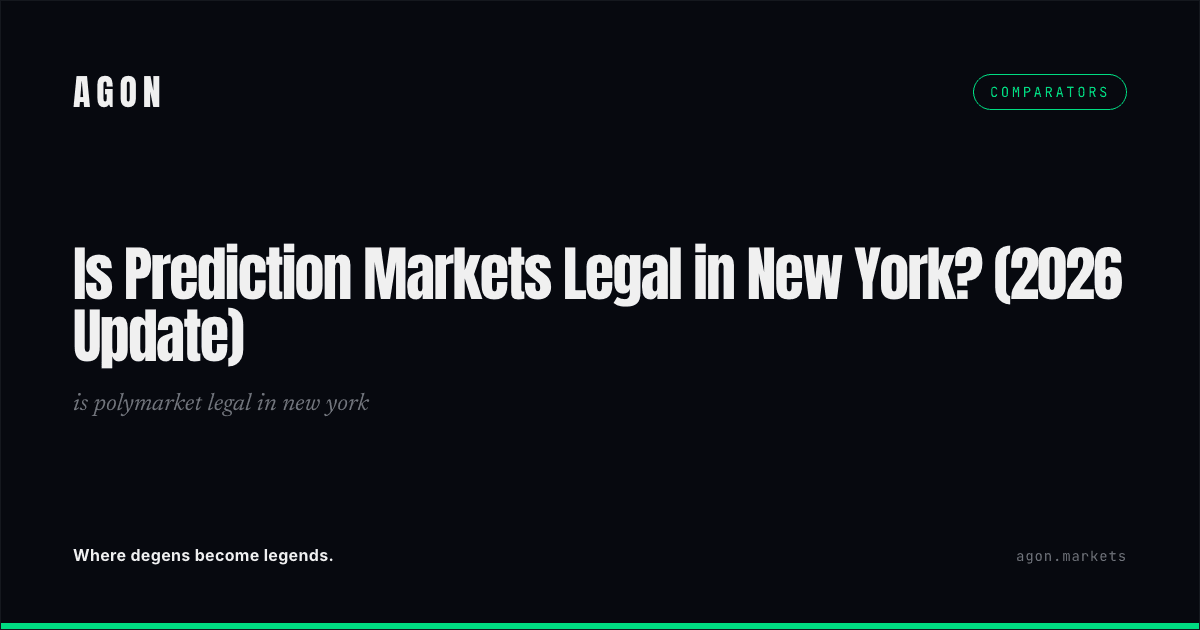 Is Prediction Markets Legal in New York? (2026 Update)
