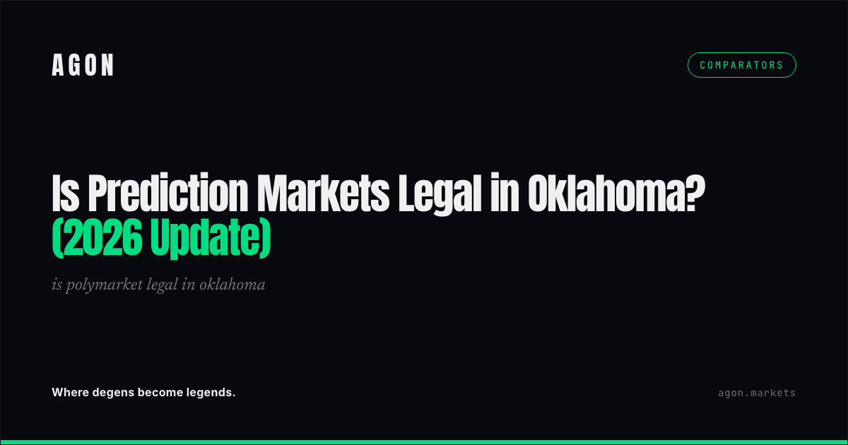 Is Prediction Markets Legal in Oklahoma? (2026 Update)