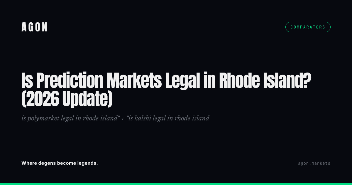 Is Prediction Markets Legal in Rhode Island? (2026 Update)