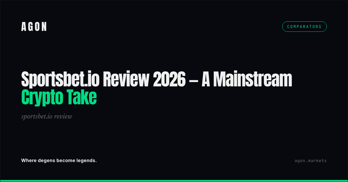 Sportsbet.io Review 2026 — A Mainstream Crypto Take