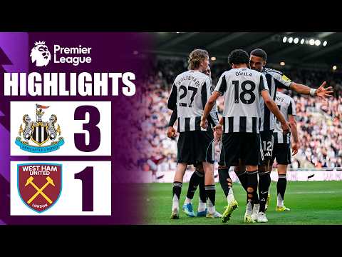 Newcastle vs West Ham 3-1 Highlights | Premier League 2025/26