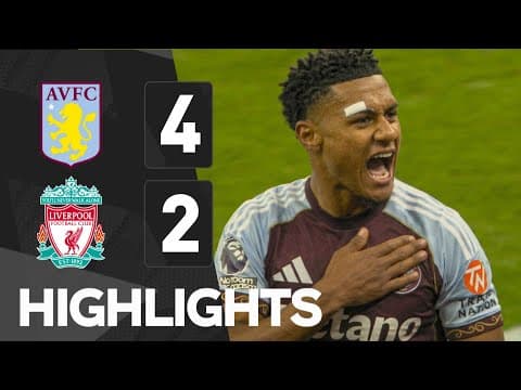 REVENGE !! Full Highlights 4-2 Aston Villa vs Liverpool All Goals Premier League M. Rogers Watkins