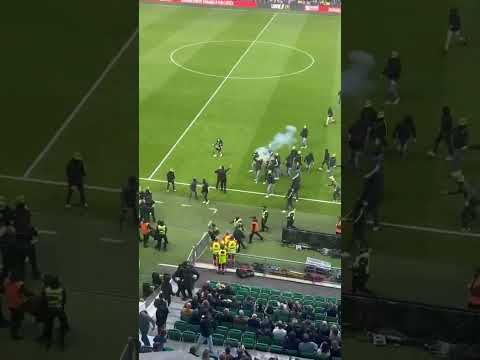 Ligue 1/J34 : Match arrêté entre Nantes-Toulouse après l'envahissement du terrain des fans nantais.