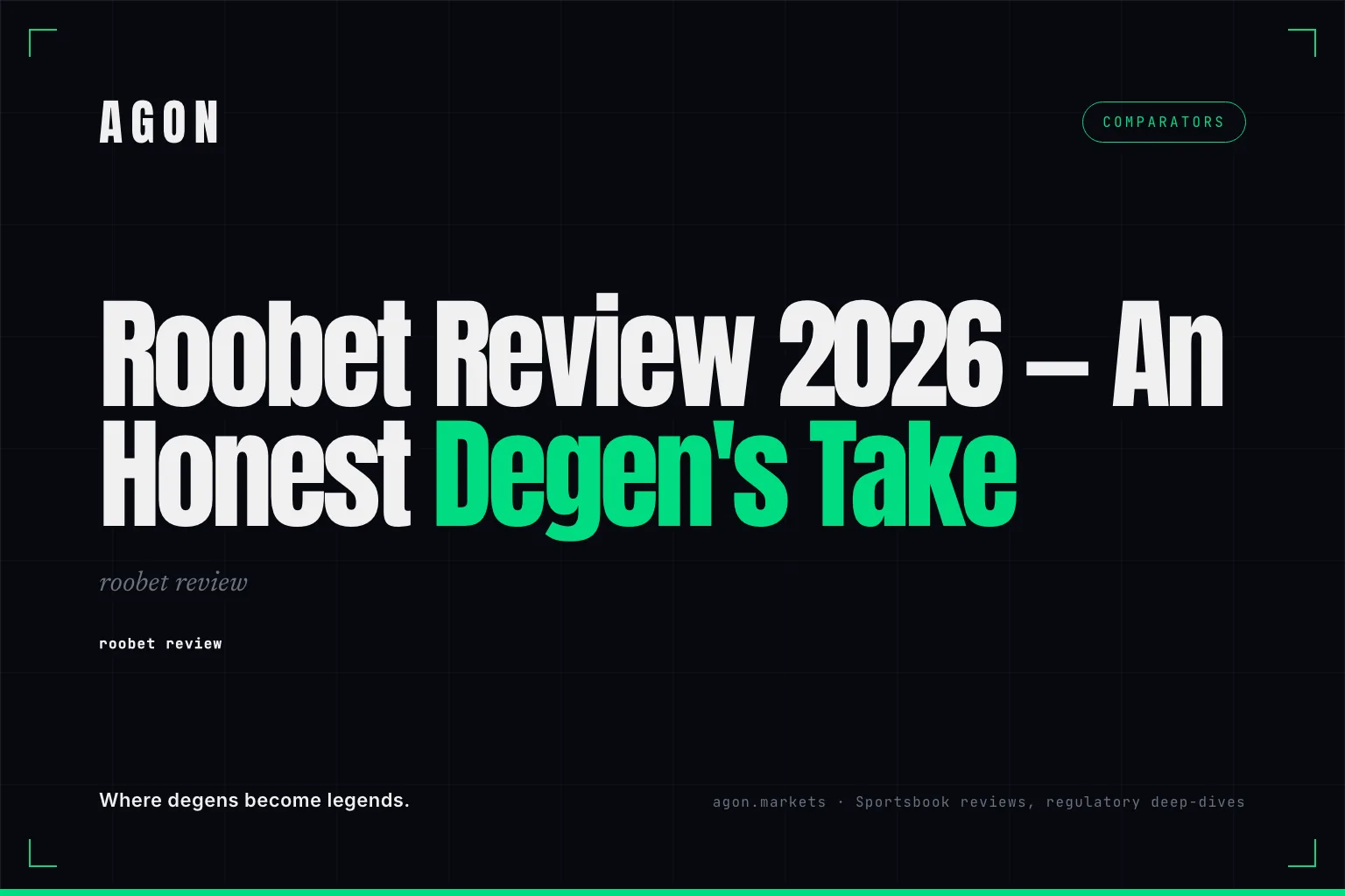 Roobet Review 2026 — An Honest Degen's Take